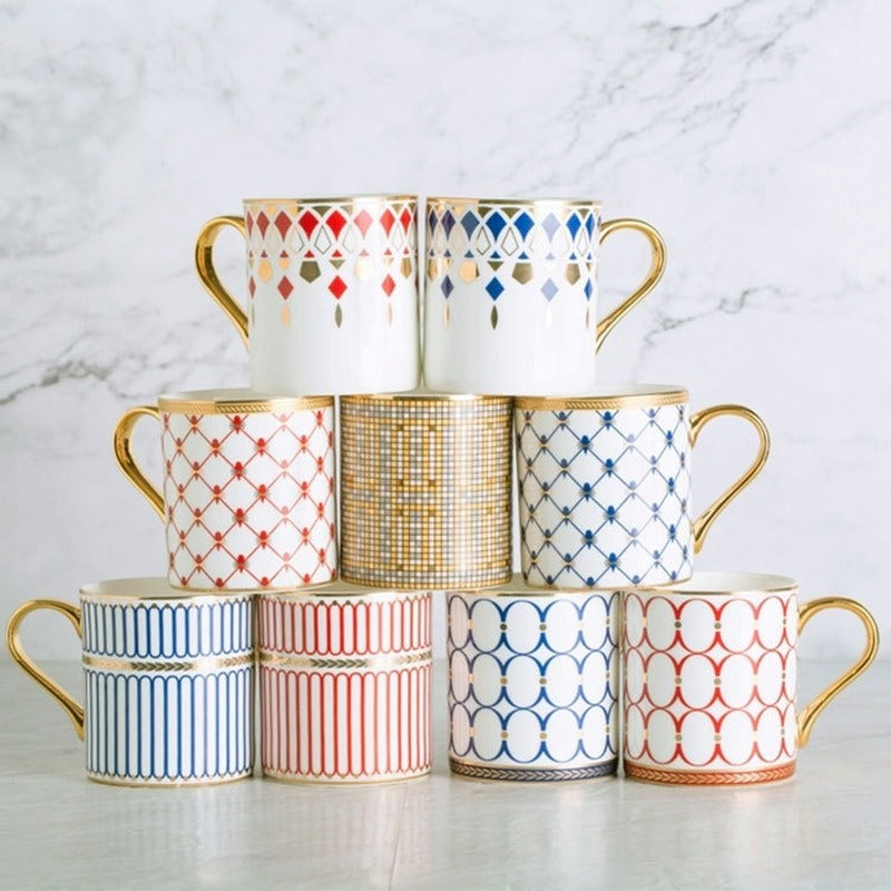 British Style Luxury Coffee Mugs