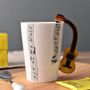 Guitar Style Coffee Mugs